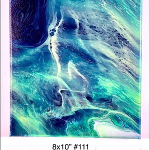 One of a kind abstract art